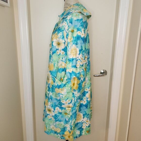 Vintage 50s floral day coat - Picture 3 of 12